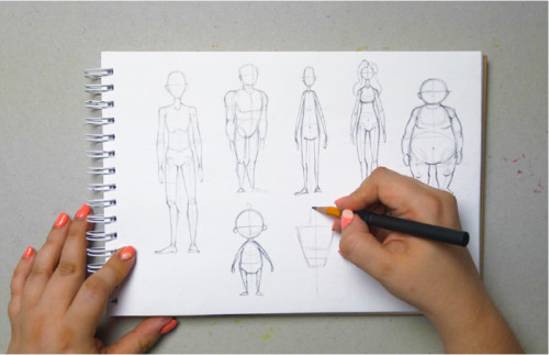 Персонаж и иллюстрация в ручной графике